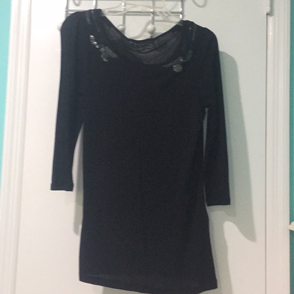Armani Exchange sequin top